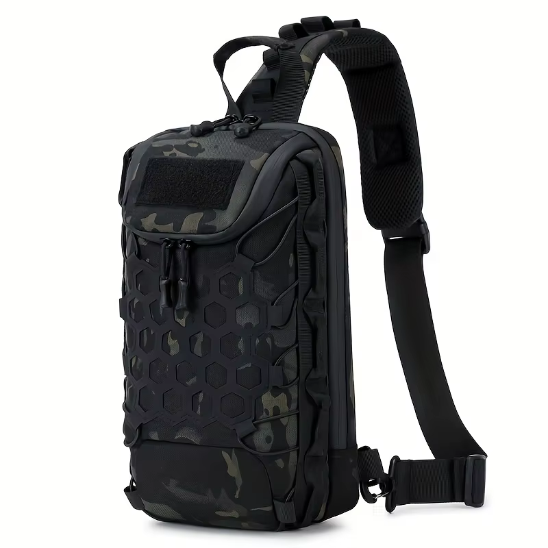 Bolsa de Pecho Táctica para Pesca – Mochila Cruzada