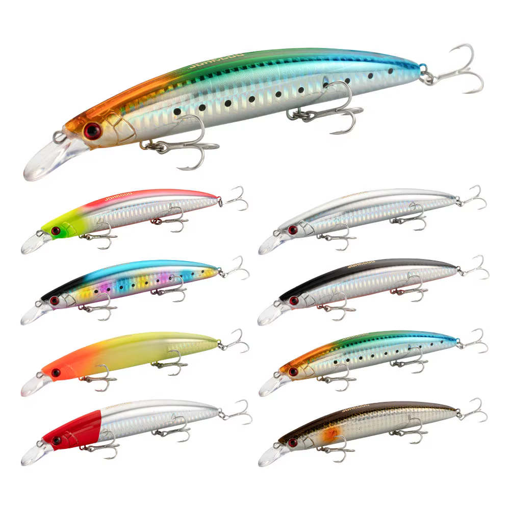 Johncoo Jerkbait Flotante 13cm para lubina, perca y carpa