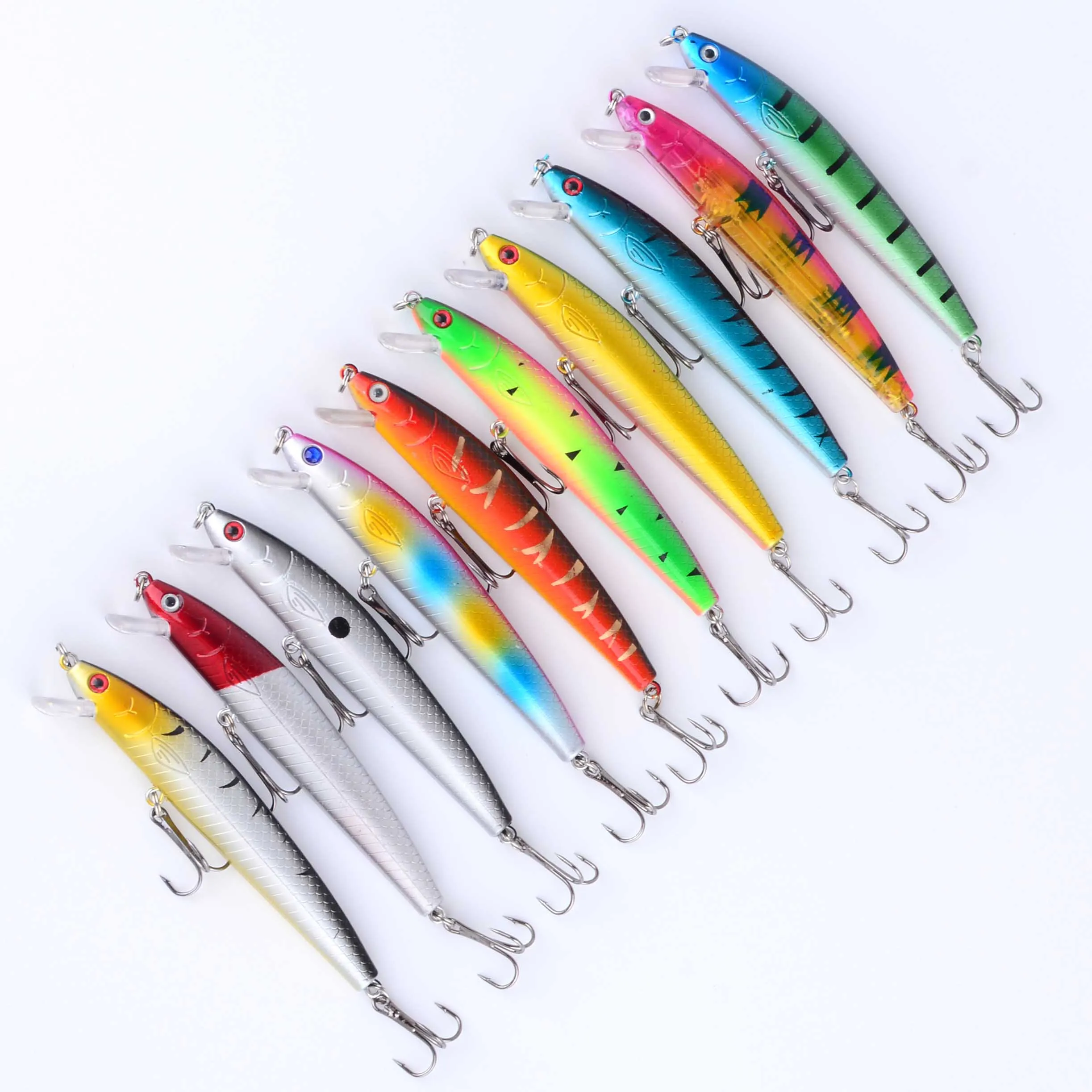 Señuelo Minnow Wobbler Crankbait flotante para perca y carpa - imagen 3