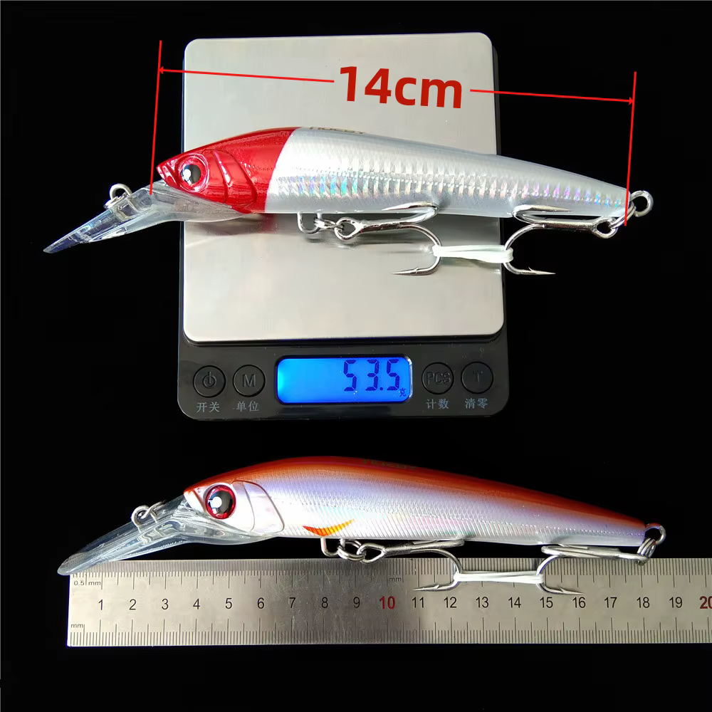 Wobbler de arrastre profundo 7-9 metros para pesca en mar - imagen 5
