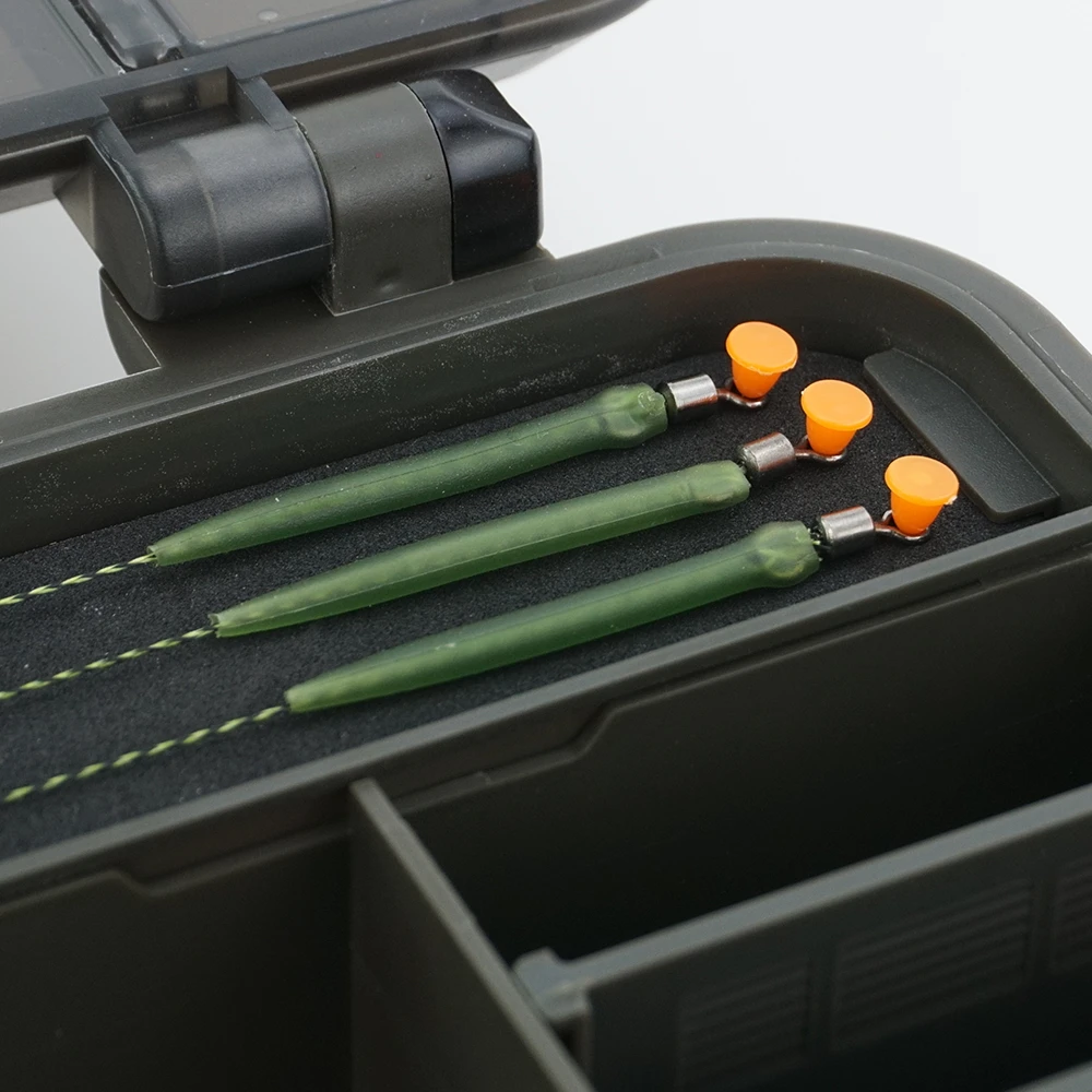 Hirisi caja de pesca portátil impermeable con compartimentos - imagen 3