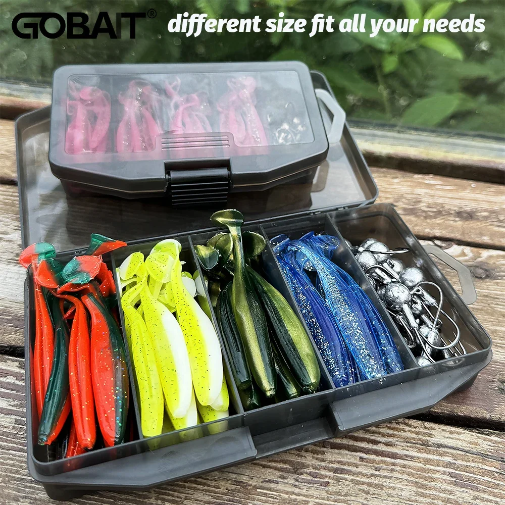 Distintos ángulos del kit de pesca GOBAIT
