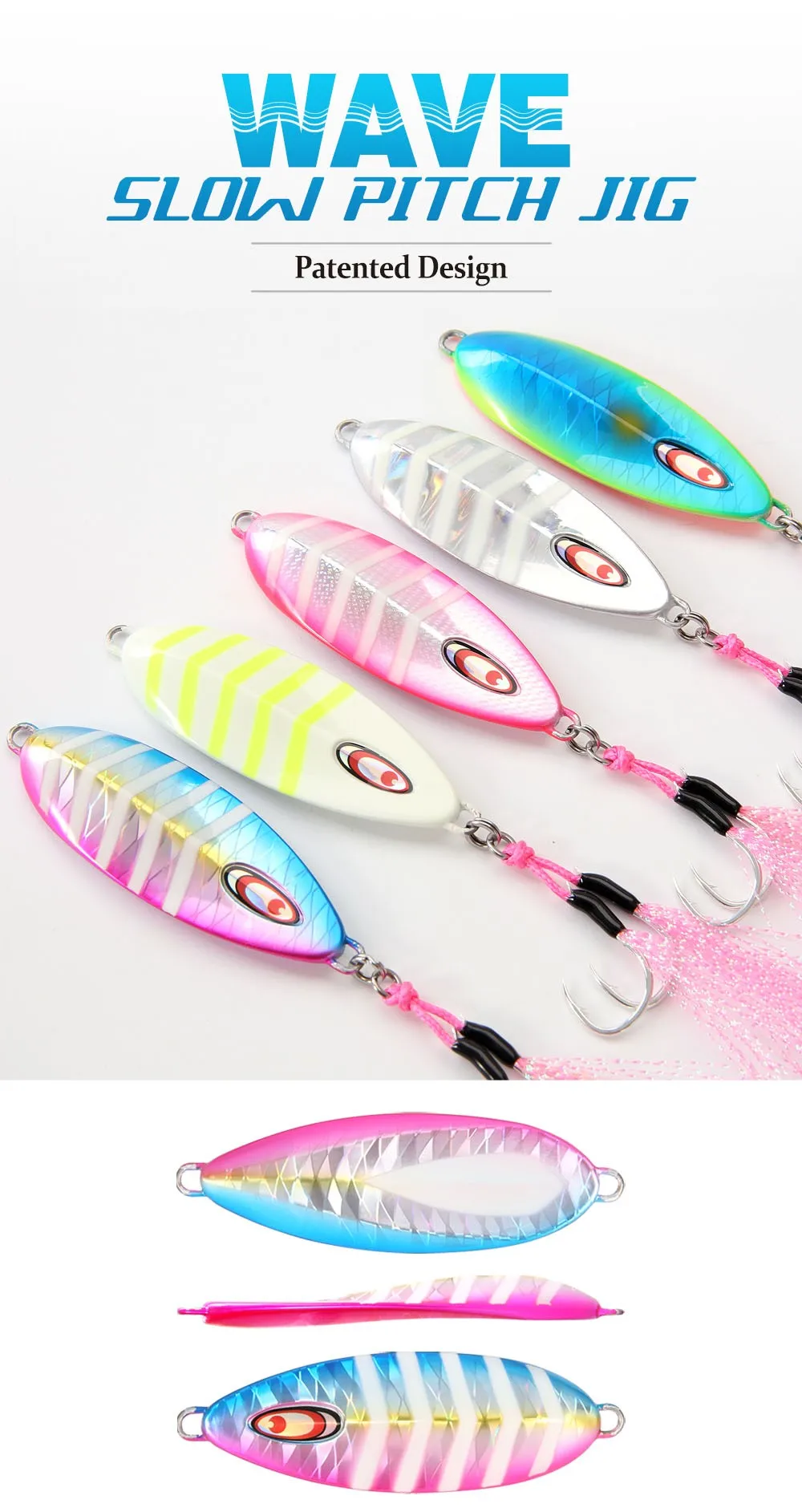 Cucharilla Jigging WEIHAI FSTK en acción