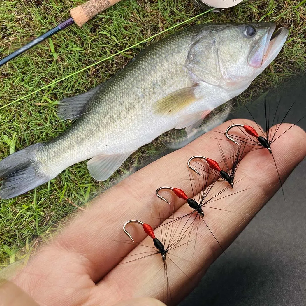 Mosca zumbador hormiga para pesca de trucha y lubina - imagen 2