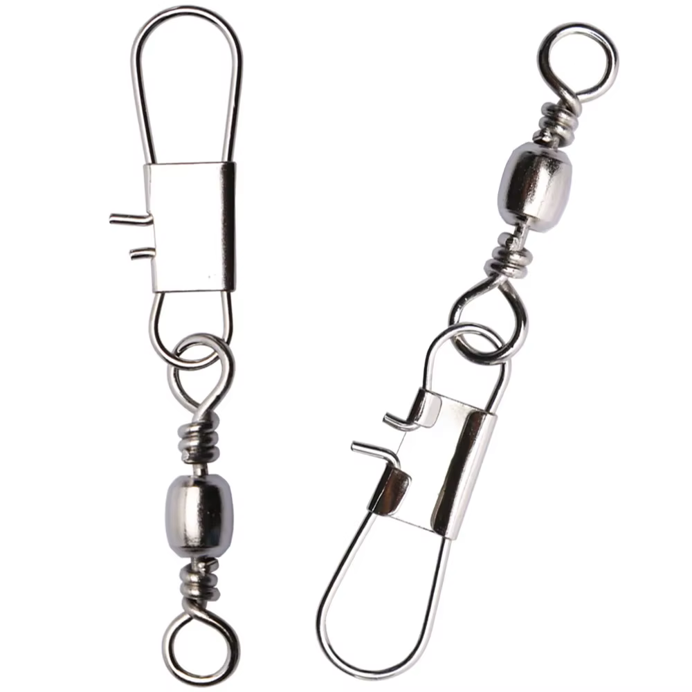 Eslabones Giratorios de Pesca con Conector Rápido – Acero Inoxidable - imagen 4
