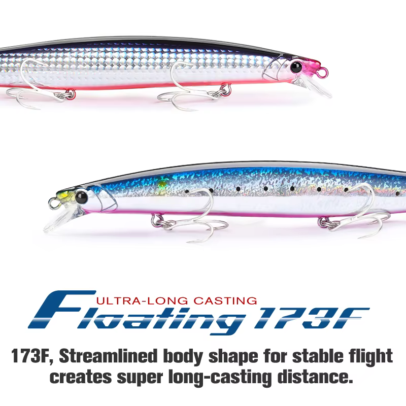 Tsurinoya 173F Minnow 173mm 37,5g – Señuelo duro agua salada - imagen 4
