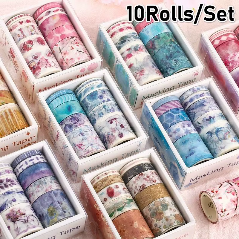 Cintas Decorativas Kawaii Serie Bosque Marino – Papel Japonés para Scrapbooking - imagen 2