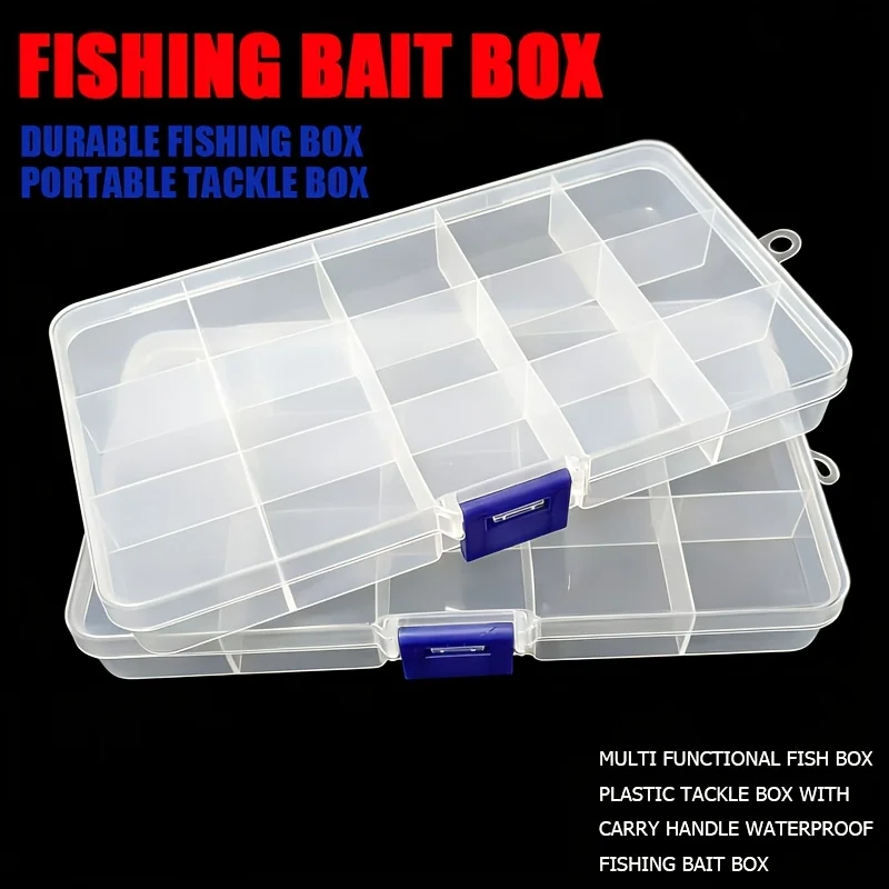 Organizador portátil con compartimentos para pesca