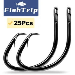 FishTrip 4X Anzuelo Circular Wide Gap para tiburón en agua salada