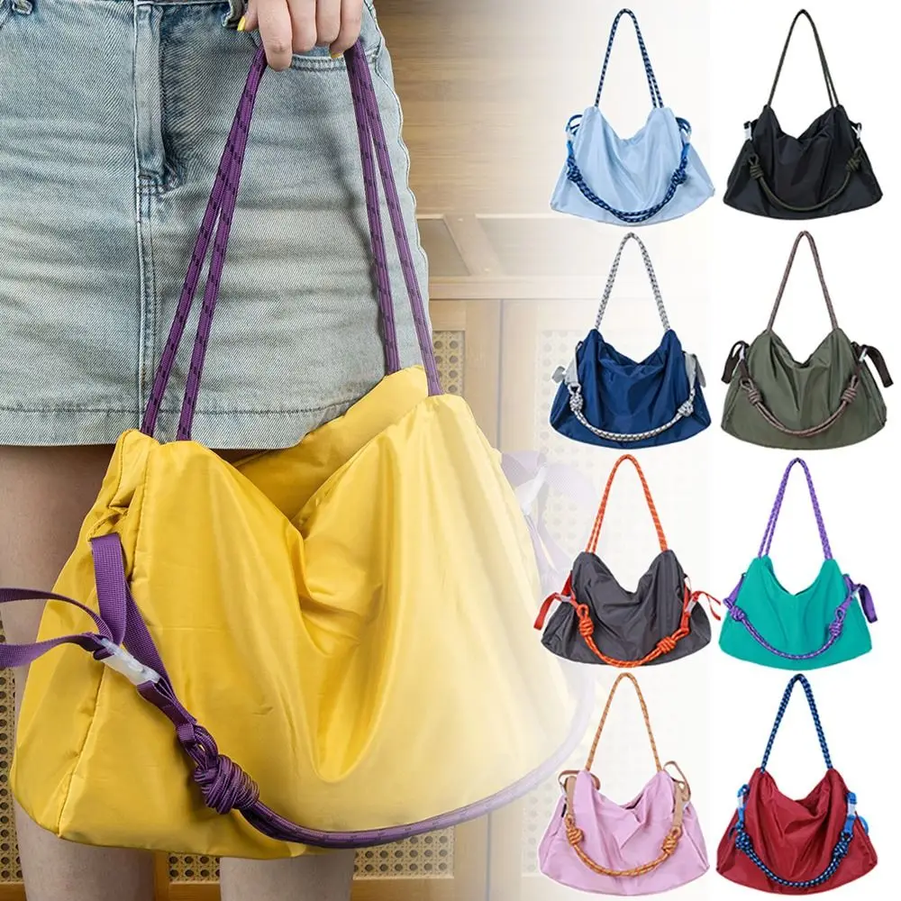Bolso bandolera de lona nailon con cremallera resistente para viajes - imagen 4