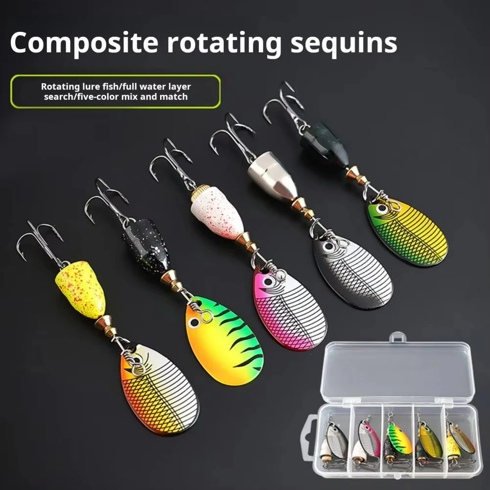 Señuelo Wobbler Metal Rattle – Con sonaja y brillo