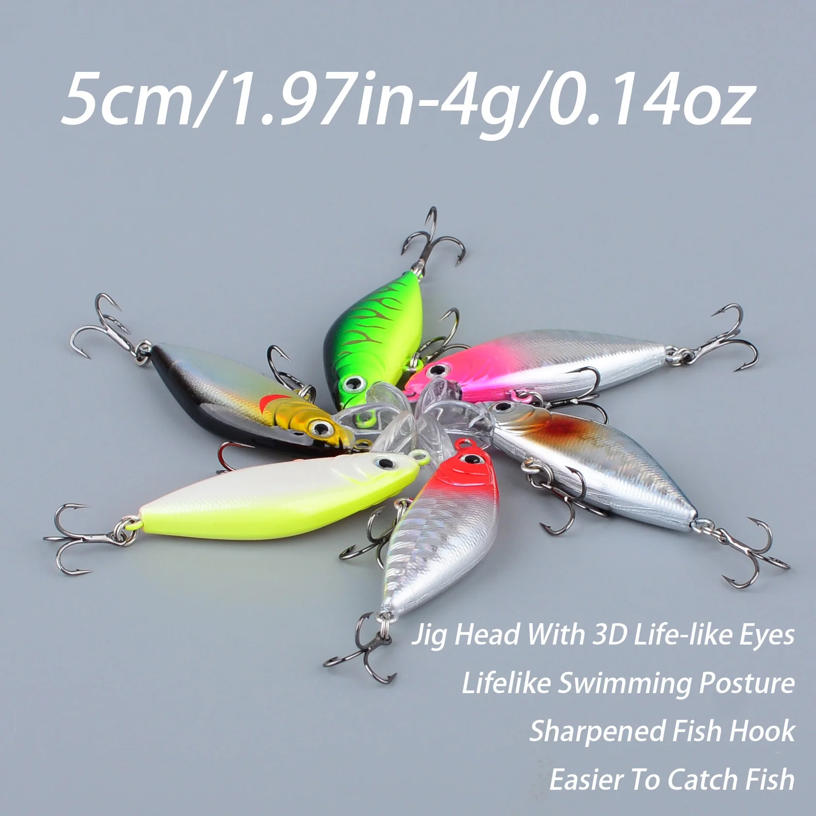 Señuelo Minnow hundible Jerkbait para lubina y lucio - imagen 2