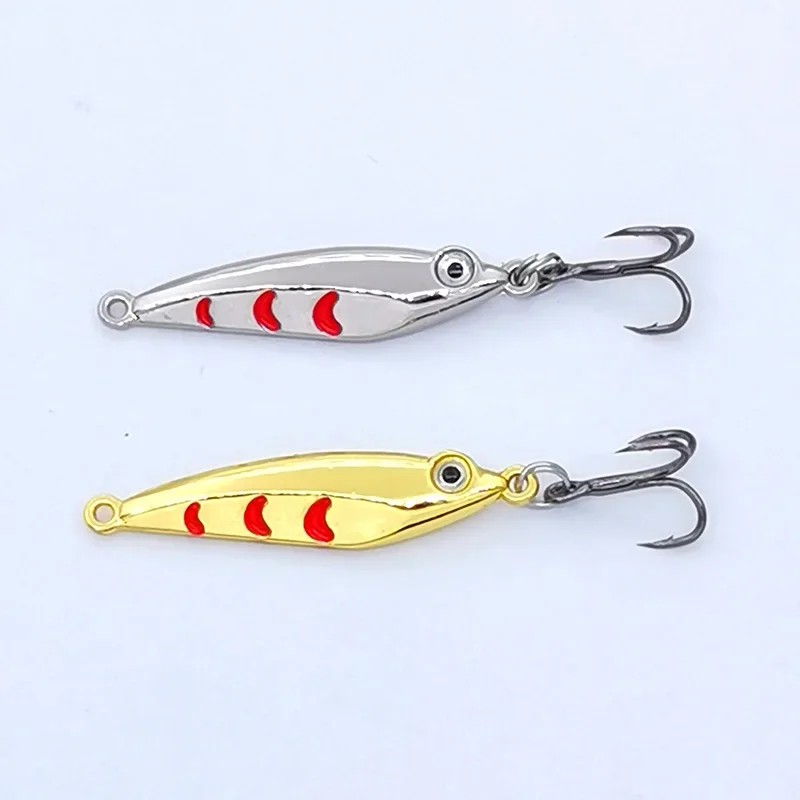 Mini señuelo Spinnerbait de metal ultraligero para trucha pequeña - imagen 5