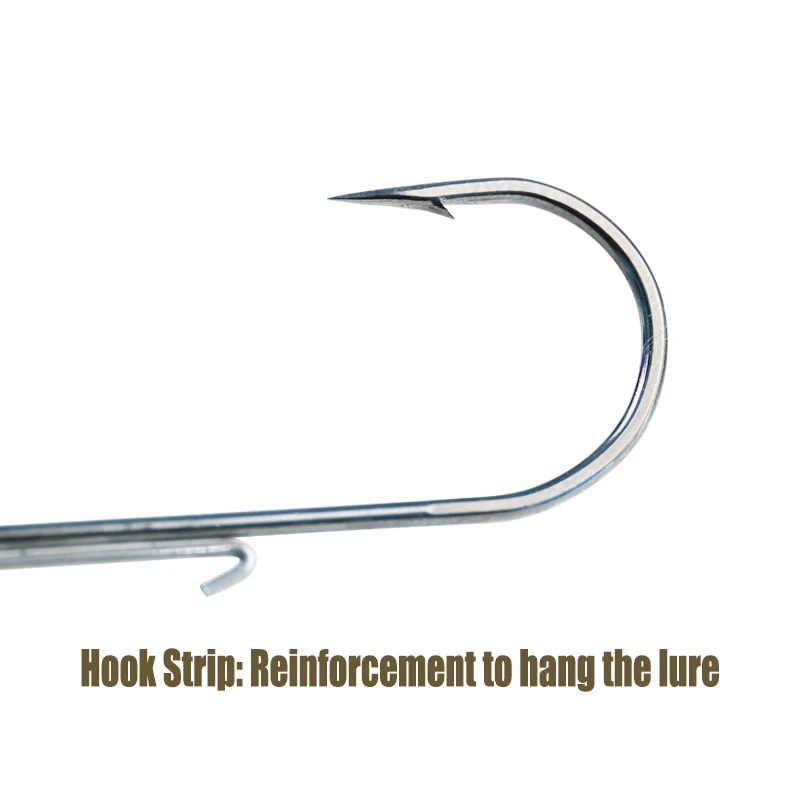 Anzuelo Jig Head NED para vinilo lubina y carpa – acero inoxidable