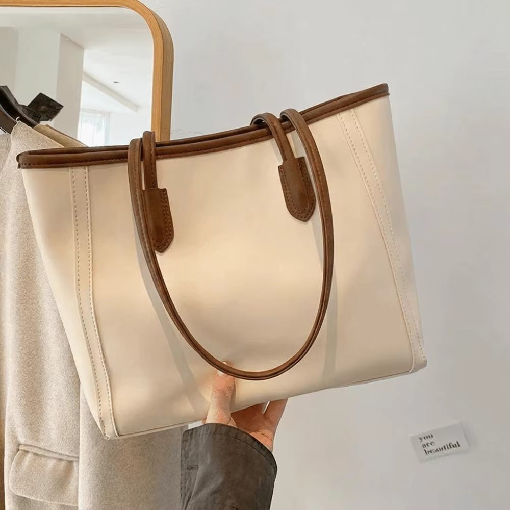 Bolso Bandolera Mujer en Cuero Sintético PU con Cremallera Segura
