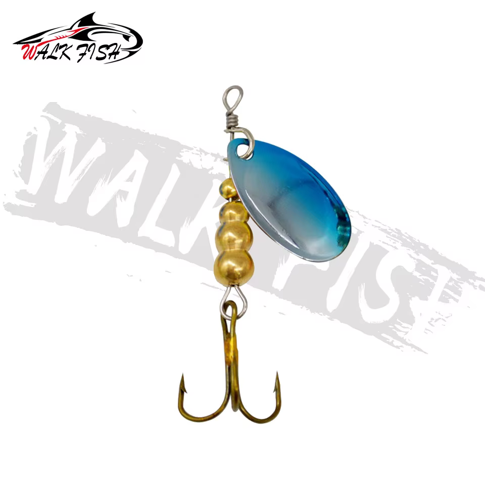 Señuelo giratorio Walk Fish con anzuelos triples – Metal pesado - imagen 2