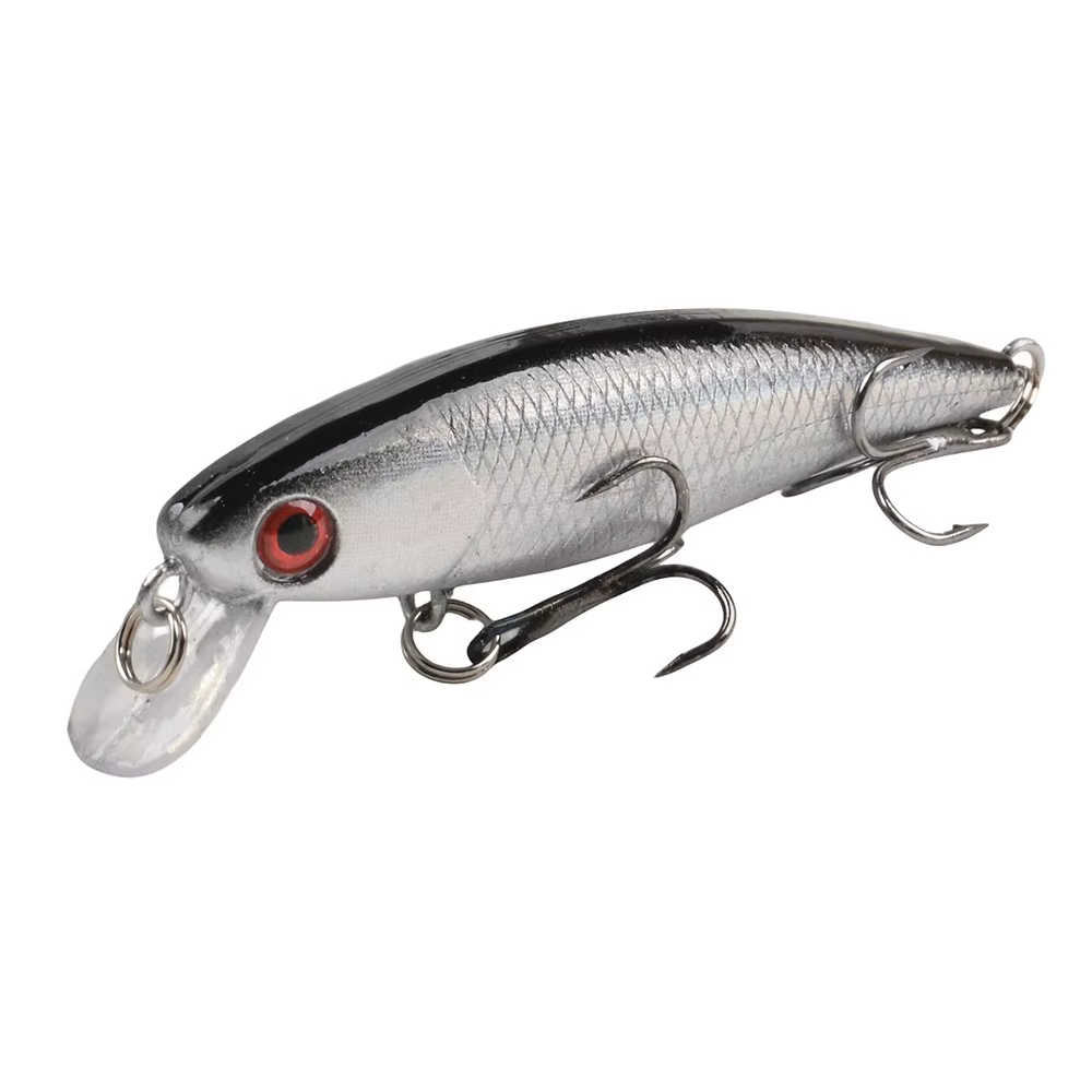 Señuelo Minnow de plástico duro con ojos 3D - imagen 2