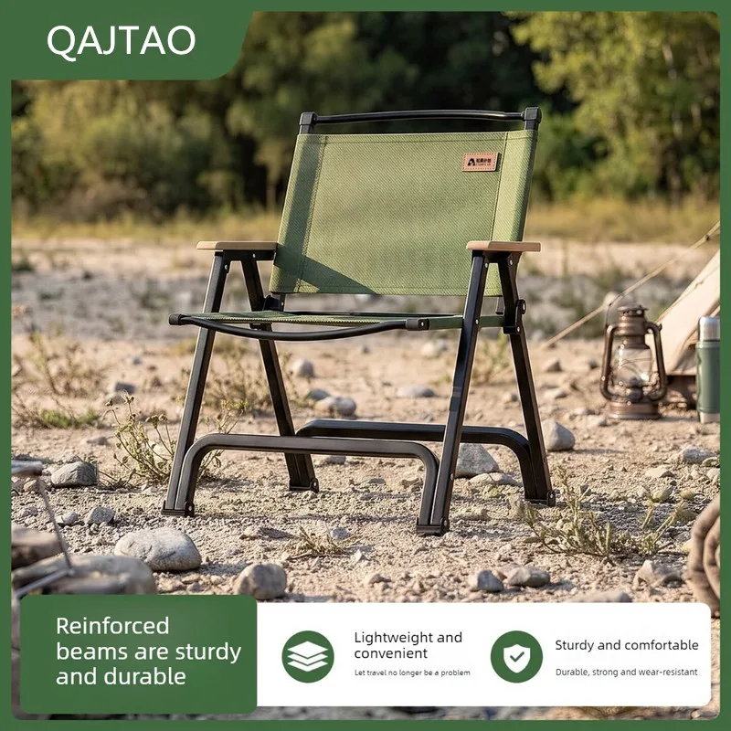 QAJTAO Silla de pesca plegable para camping y playa
