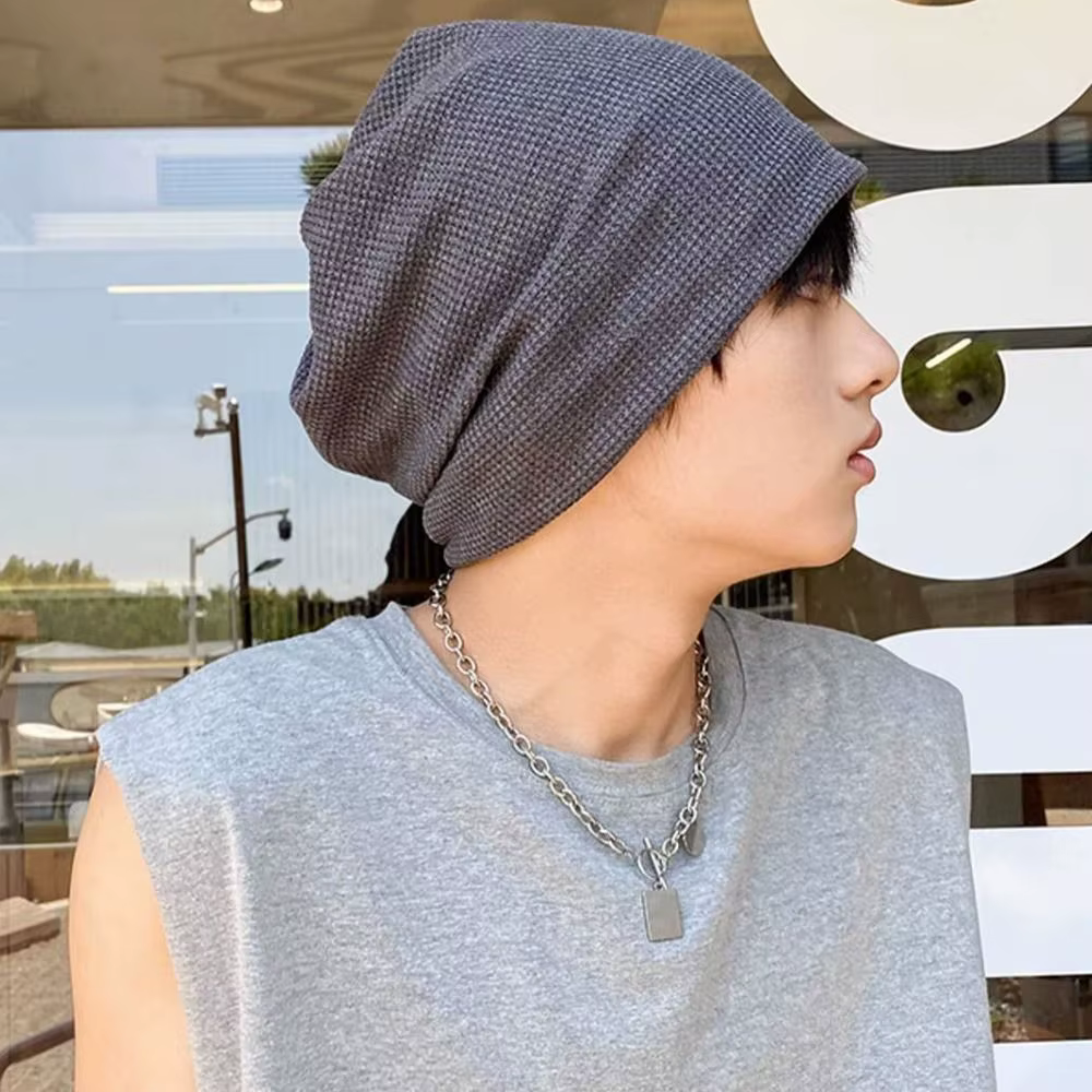 Gorro de punto suave unisex – Color sólido para invierno - imagen 4