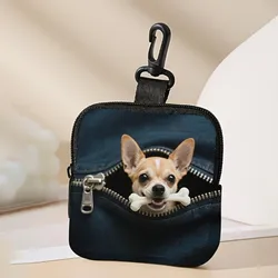 Monedero Bonito impermeable de PVC, cartera compacta portátil