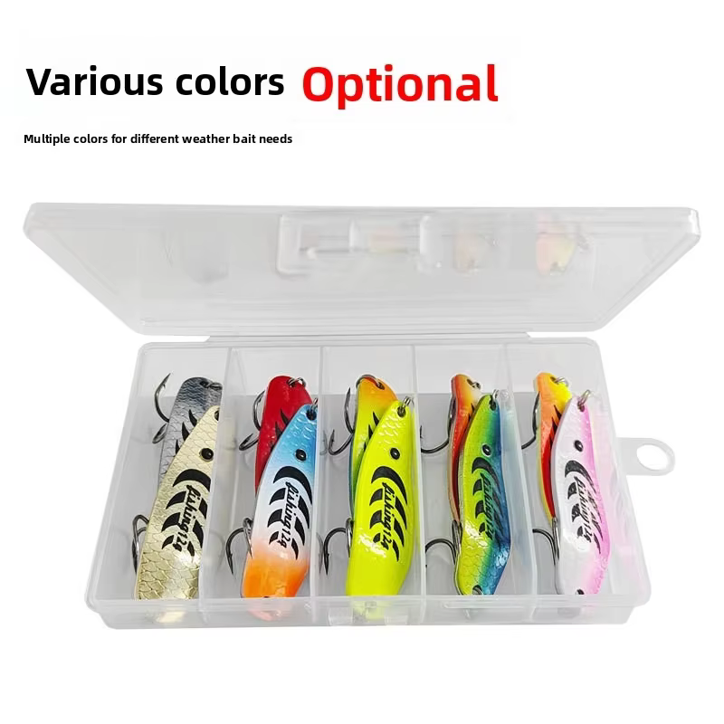 Wobbler Metálico con Anzuelos Triples – Escamas de Pez para Depredadores - imagen 4