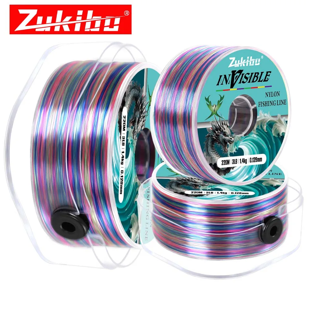 Zukibo Jiaolong Hilo monofilamento nailon invisible para carpa - imagen 4