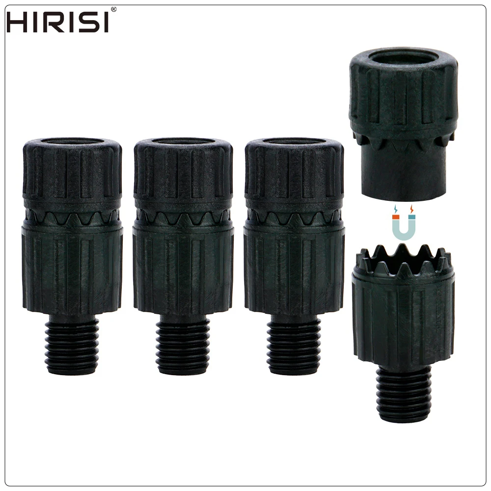 Adaptador Hirisi AQ214 negro de plástico