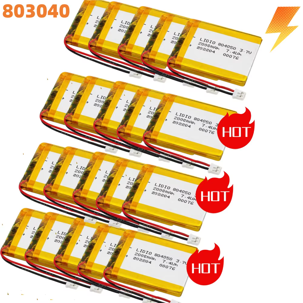 Batería Lipo 2000mAh 3.7V – Polímero de Litio 804050 - imagen 2