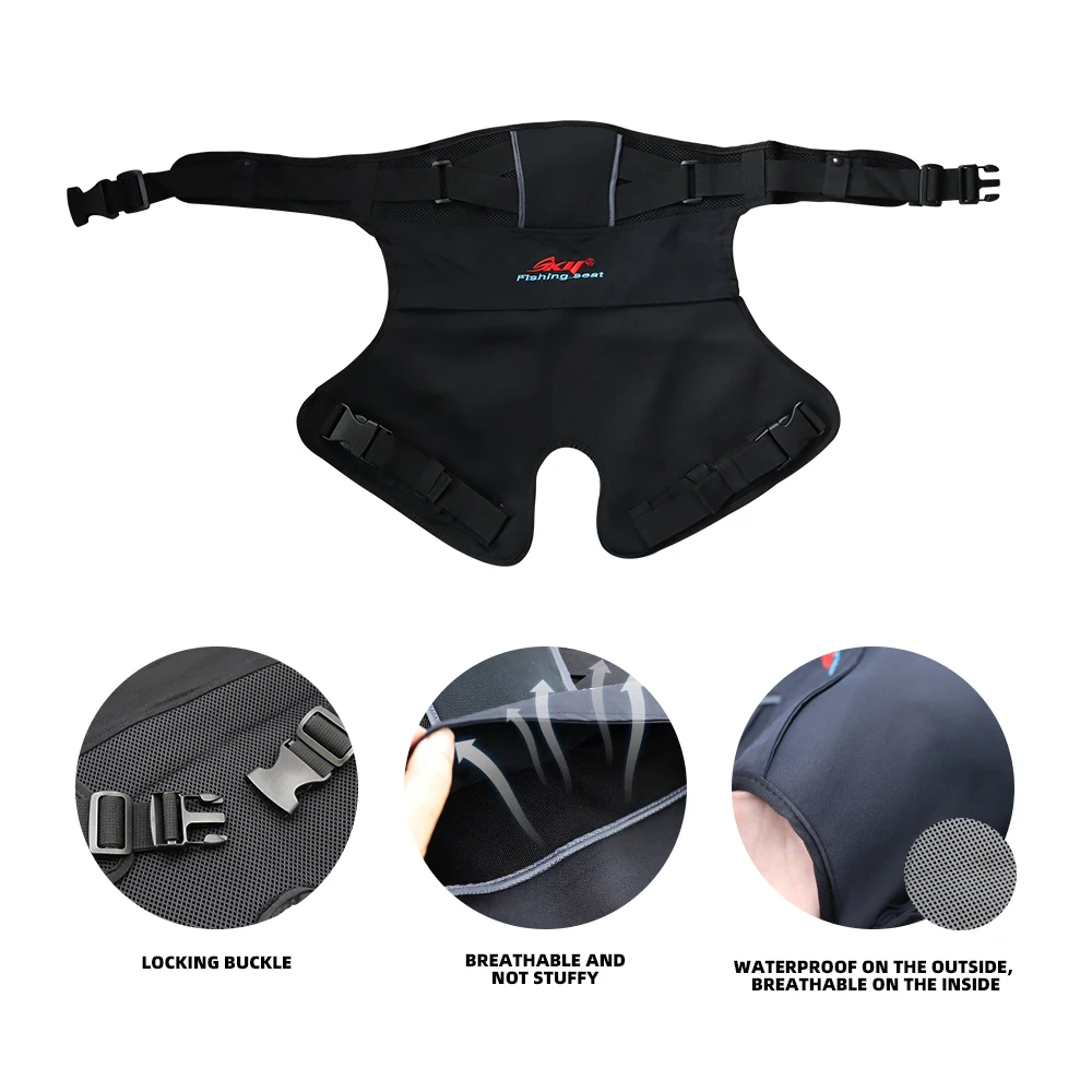 Cojín Asiento ZYZHE para Pesca en Roca – Transpirable e Impermeable - imagen 5