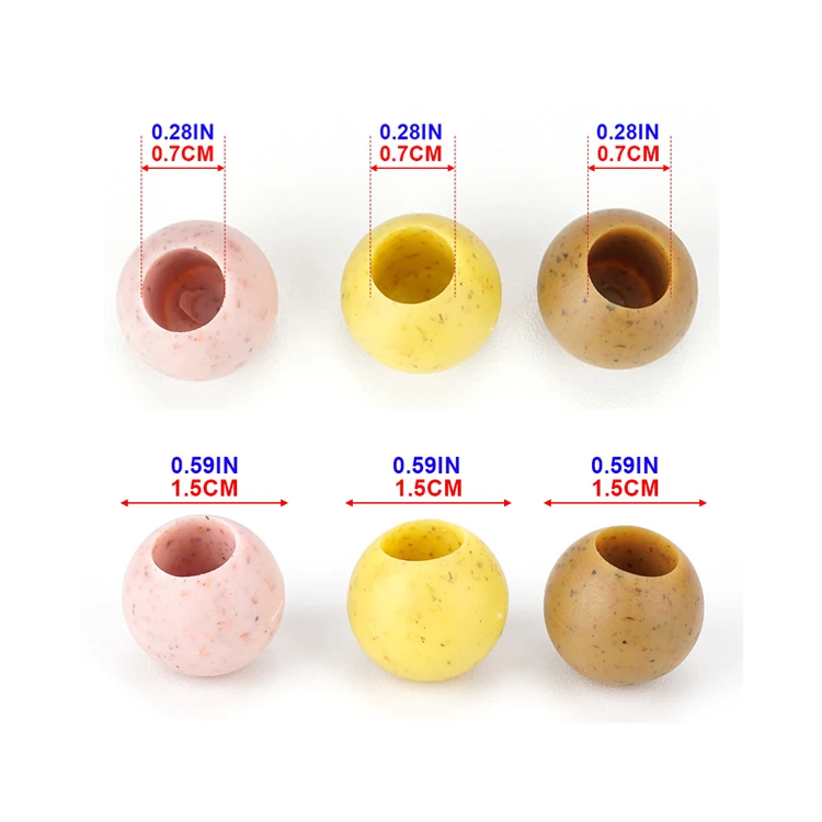 Hirisi Boilies flotantes para carpa con montaje de cabello y chod - imagen 5