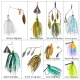 FREE FISHER señuelos giratorios para trucha con faldas y cuchillas - imagen 4