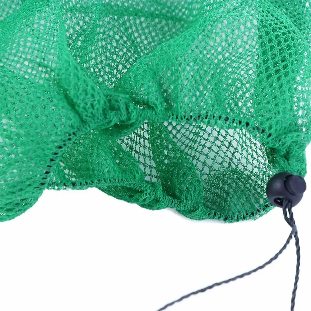 Red de pesca plegable portátil verde con bolsa de malla - imagen 5