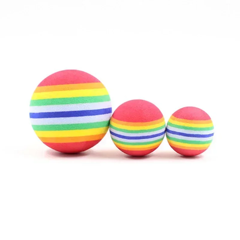 Accesorios para mascotas: pelotas arcoíris