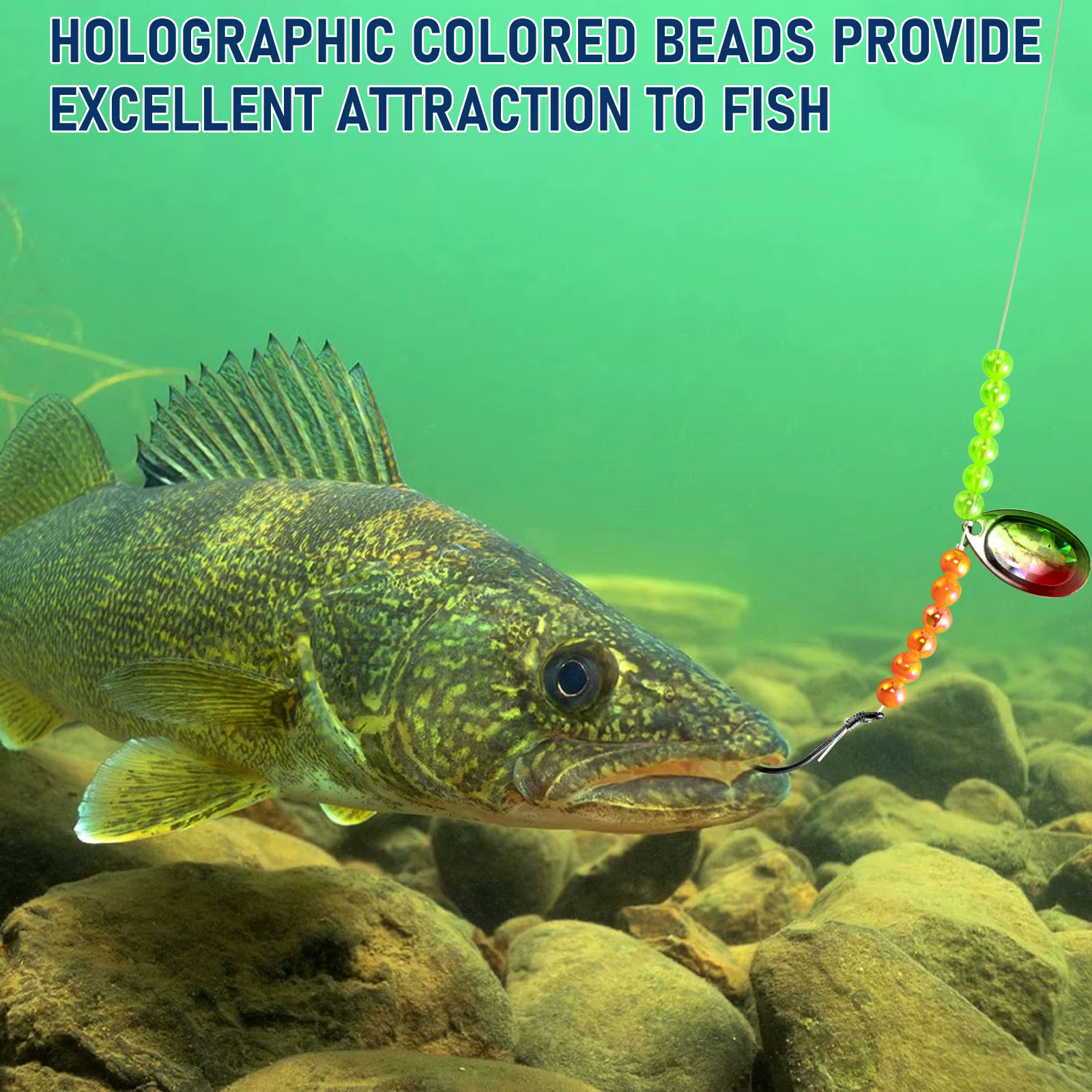 Cuentas Holográficas para Carolina Rig – Aparejos de Pesca - imagen 5