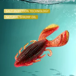 SOLOKING Fat Worm Double Tail – Vinilo con atrayente para black bass