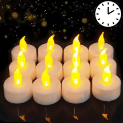 Luces LED parpadeantes sin llama con temporizador para pesca nocturna
