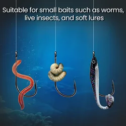 Anzuelos Jig Head FishTrip – Doble púa y vástago largo para lubina
