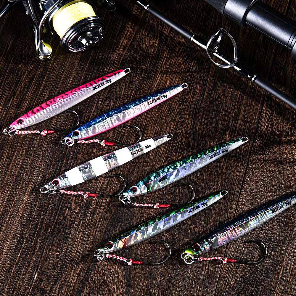 Goture Jig 60-100g – Señuelo de metal para lubina en agua salada