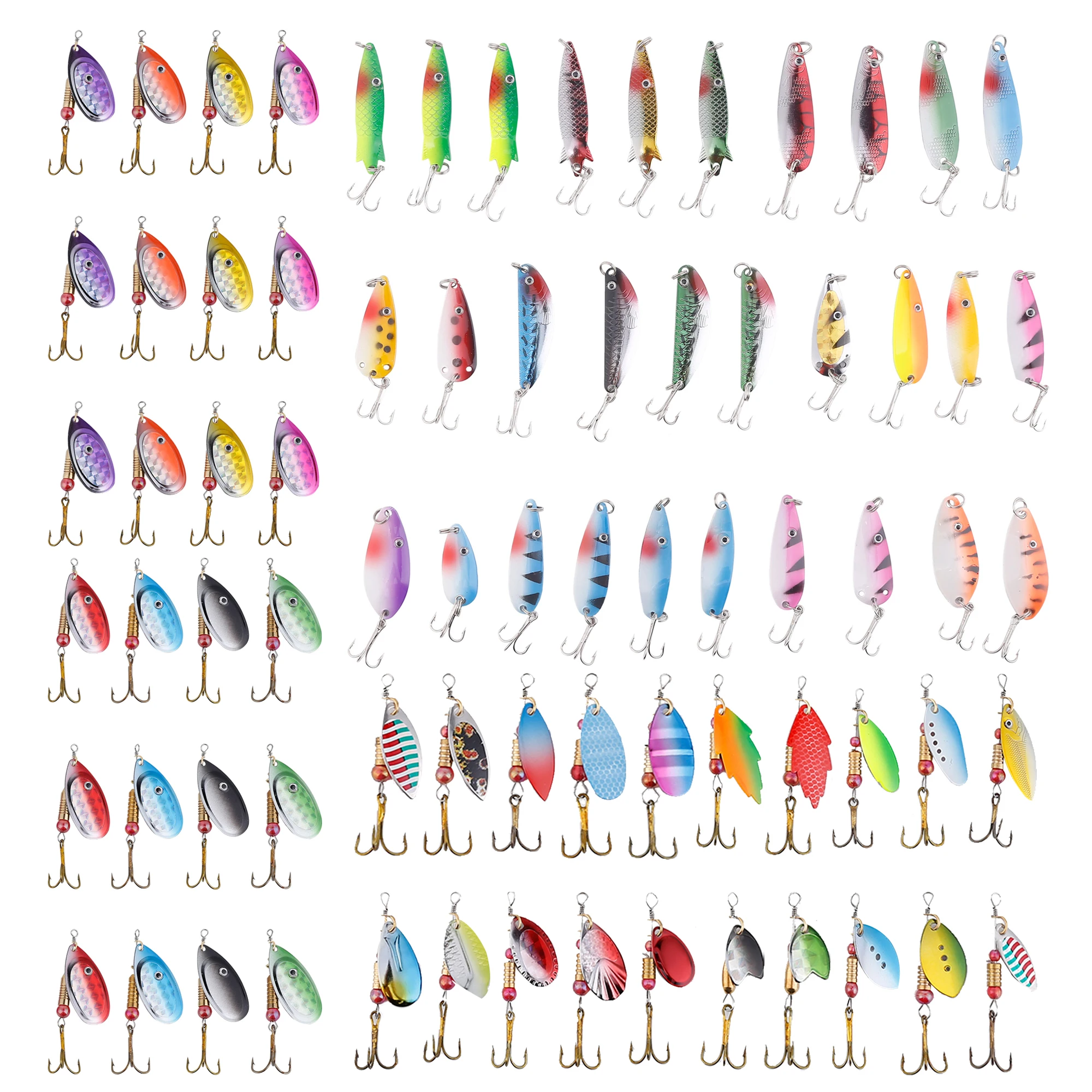 Spinnerbaits con hojas metálicas