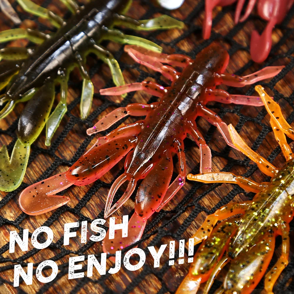 PEAK Craws – Señuelos blandos tipo larva de camarón - imagen 5