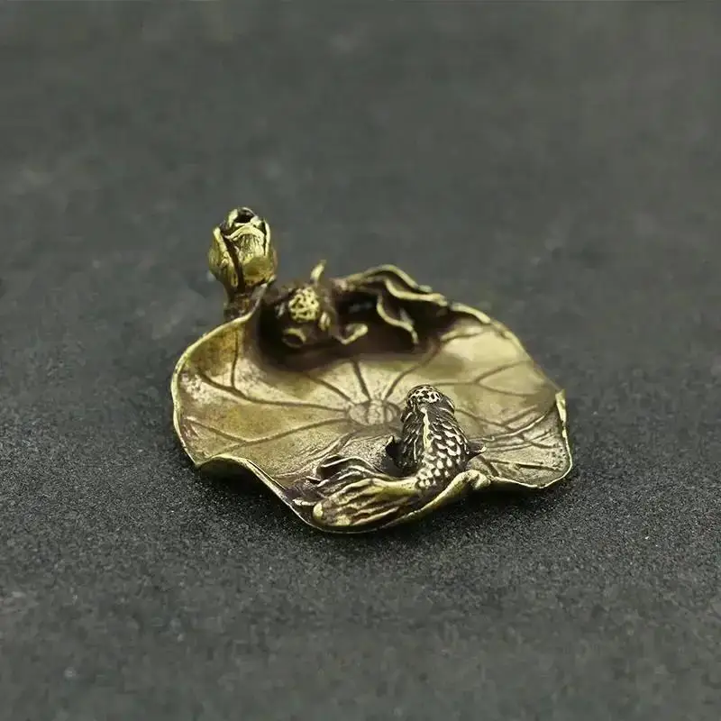 Mini porta incienso en forma de pececillo dorado
