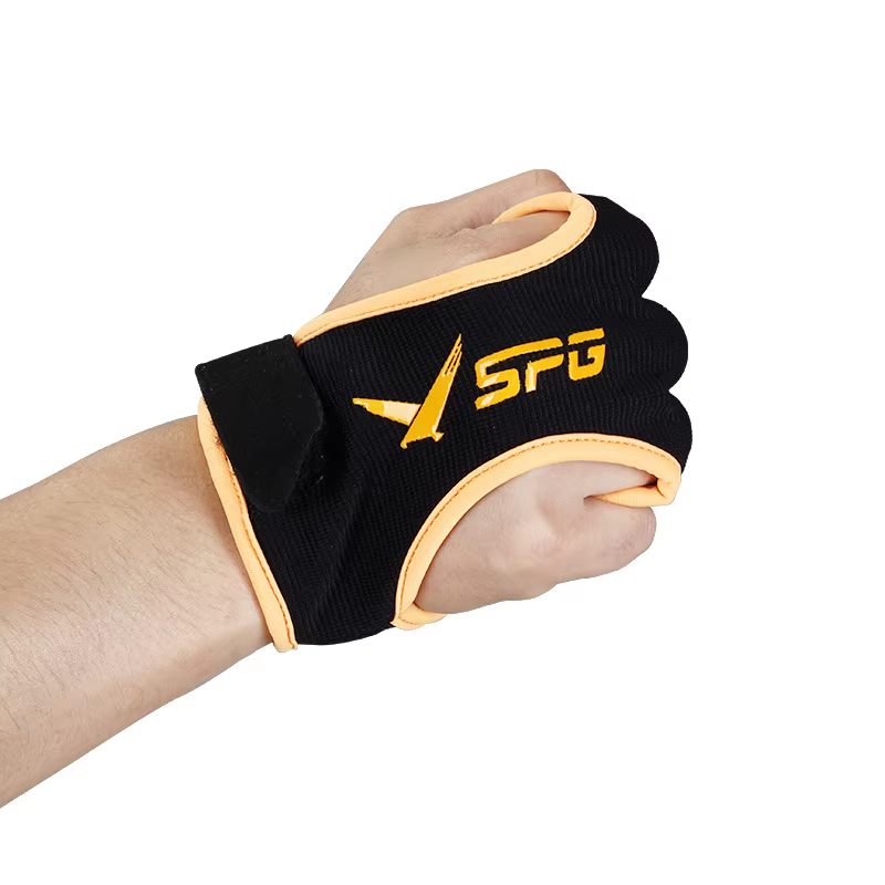 Guantes de Tiro con Arco de Tres Dedos SPG – Yemas Engrosadas - imagen 2