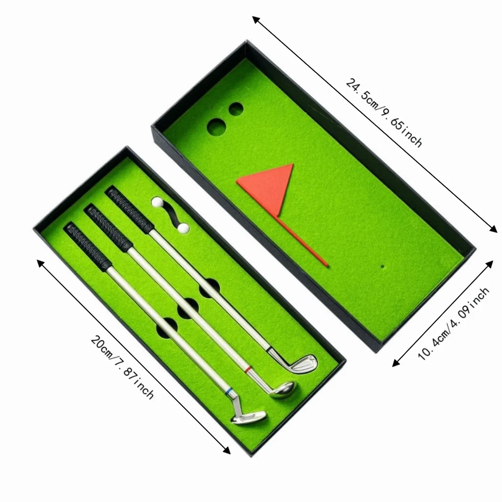 Bolígrafos de golf escritura suave con base putting green y punta bola - imagen 3