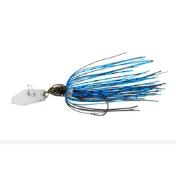 Buzzbait Walleye con falda silicona y spinner
