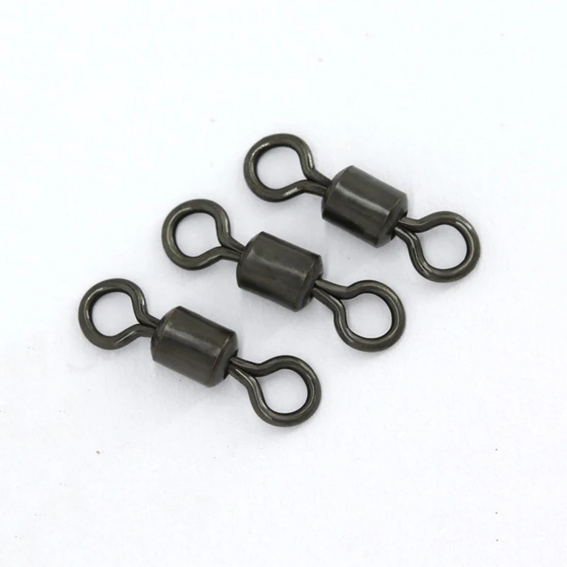 Giratorio Barril Snap Negro para Pesca de Carpa – Conector de Línea - imagen 5