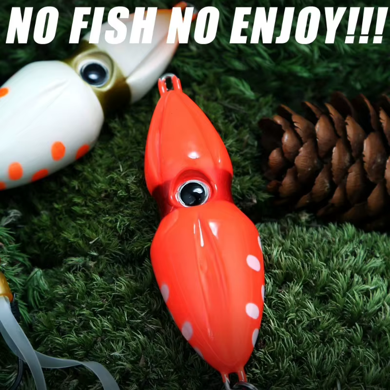 Señuelo Placa Hierro Calabaza para Pesca de Bacalao - imagen 5