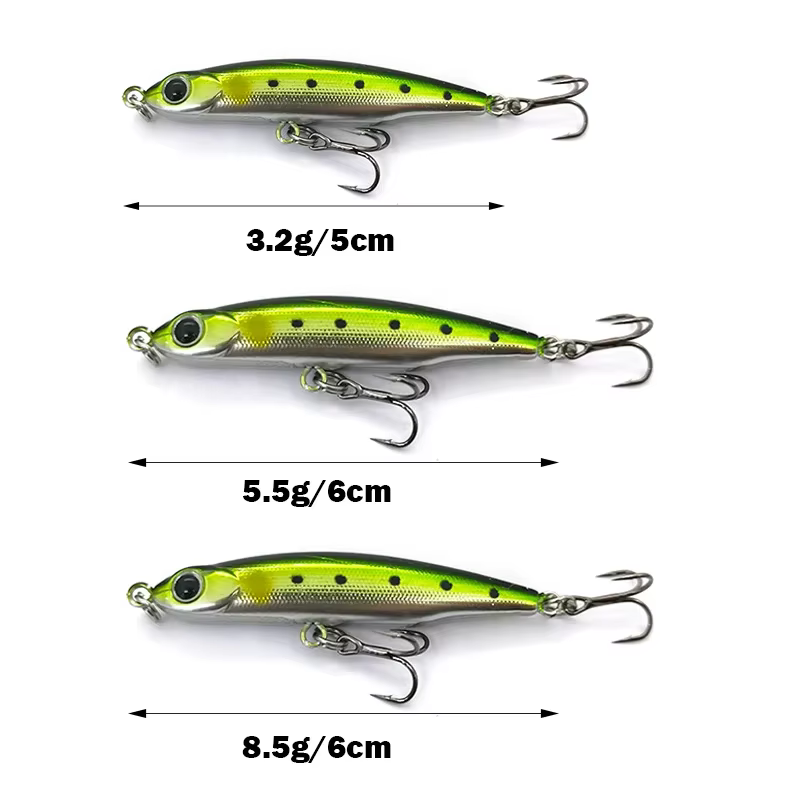 OUTKIT Minnow Sinking – Cebo artificial para spinning - imagen 3
