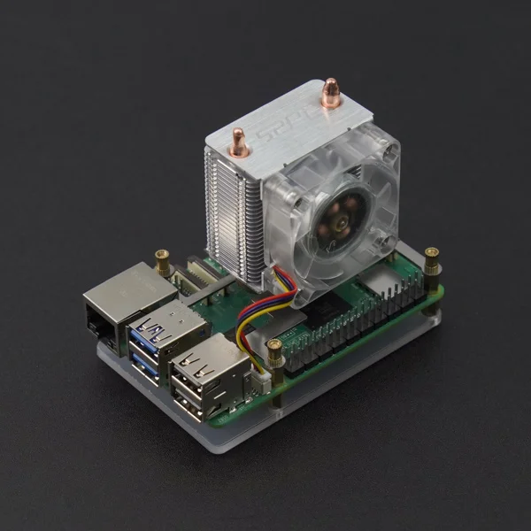 DFRobot Ice Tower ventilador RGB para refrigeración Raspberry Pi - imagen 3