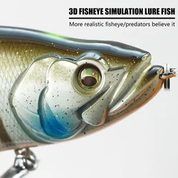 Señuelo articulado de varias secciones con ojos 3D realistas