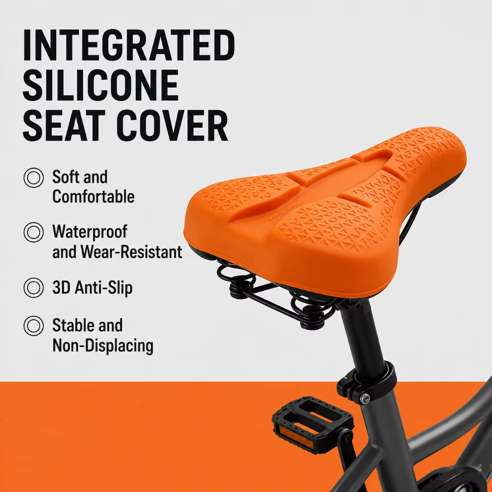 Sillín de bicicleta MTB de silicona transpirable e impermeable - imagen 5
